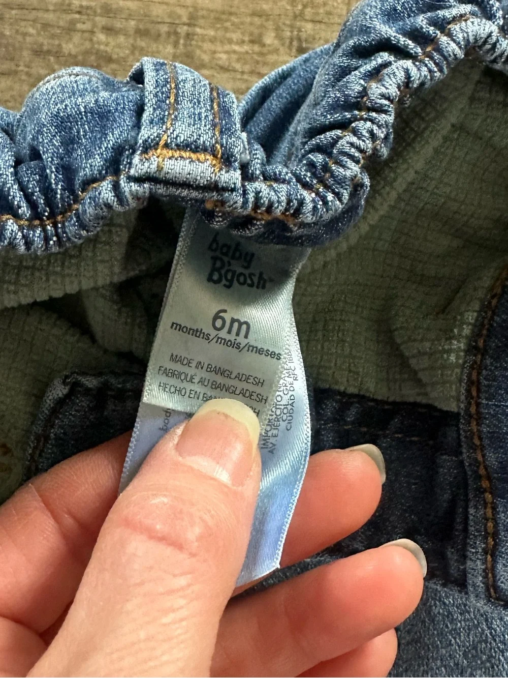 Oshkosh fleece Lined roll cuff jeans